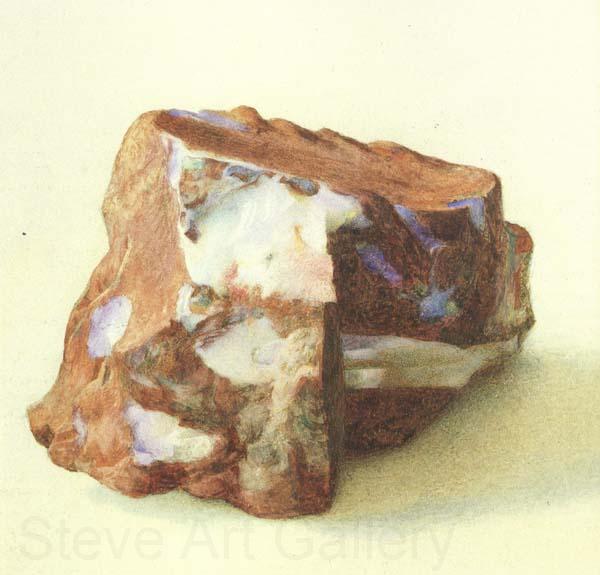Alexander macdonald A Study of Opal in Ferrugineous jasper from New Guinea (mk46) Spain oil painting art